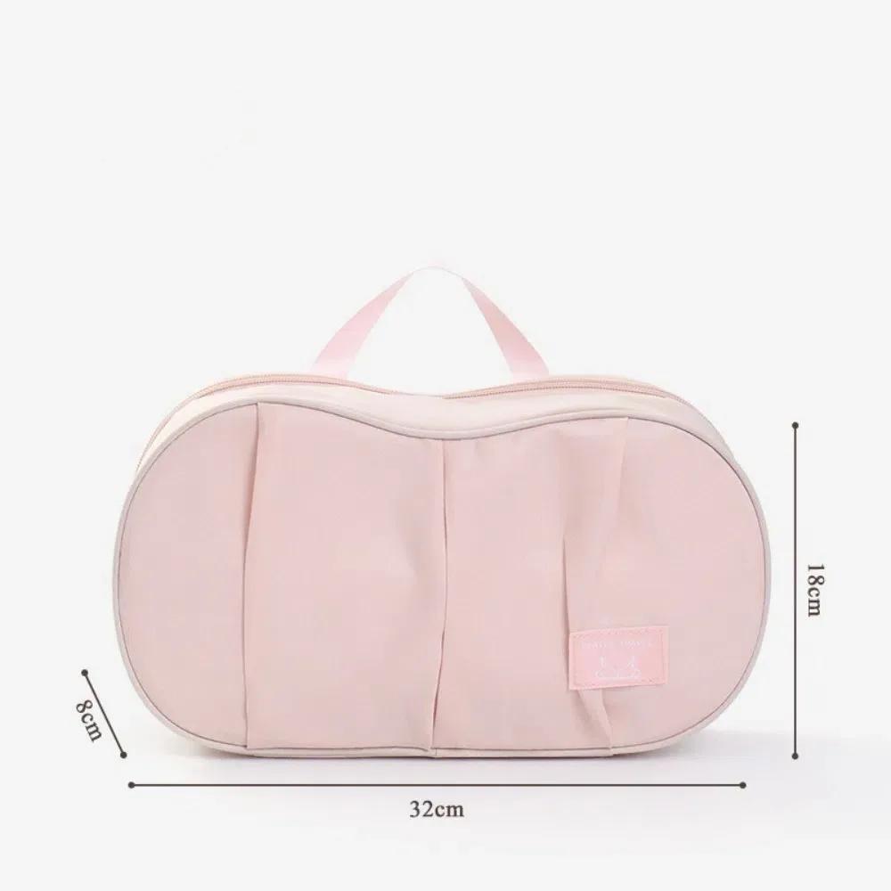 Nouveau Sac de Rangement Portable pour Soutiens-gorge Organisateur pour Chaussettes à Grande Capacité Sac de Tri pour Vêtements Couleur Unie Voyage