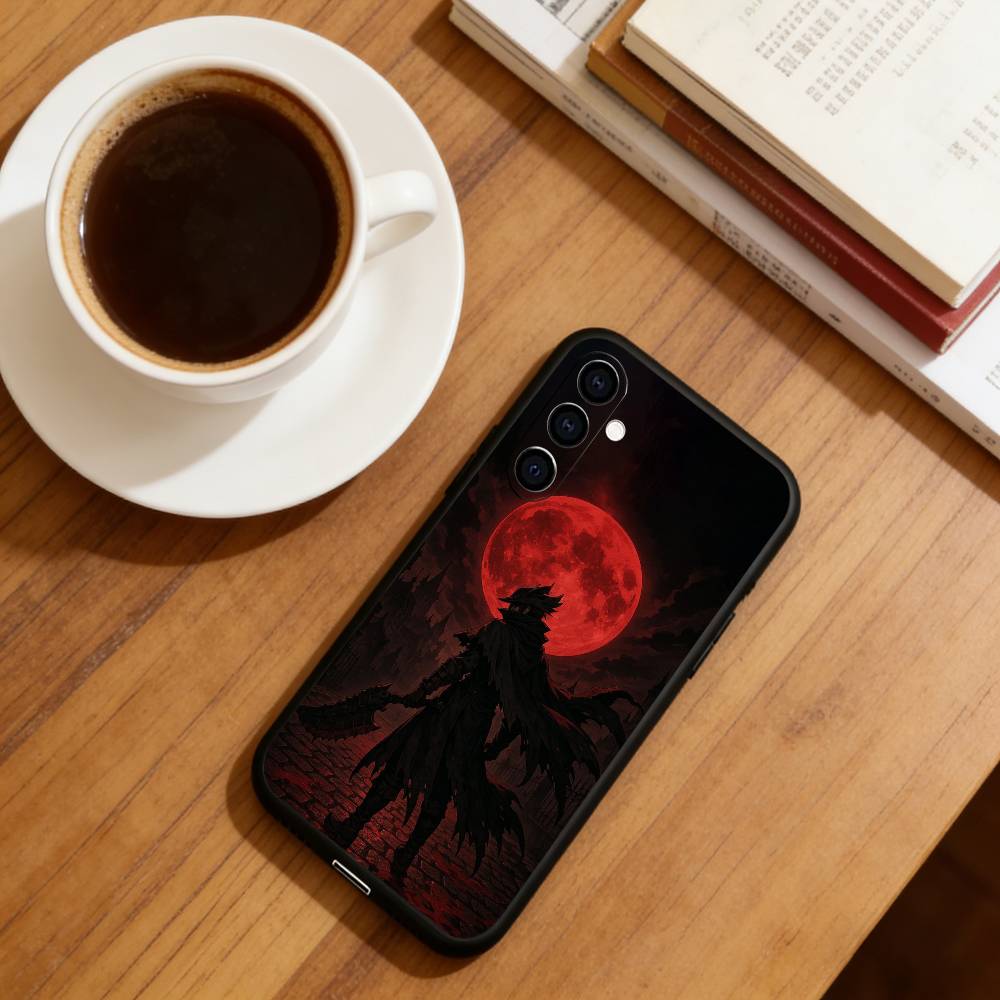Game B-Bloodborne Phone Case Black Silicone Soft For Samsung Galaxy A73,A72,A71,A70,A53,A52,A51
