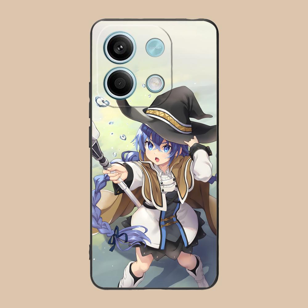 Mushoku Tensei Roxy Mobile Phone Case for POCO F7 F6 F5 F4 F3 F2 Pro GT C75 C71 C65 C61 C40 Pro Ultra Colorful Printing Cover