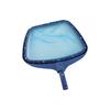 Robuster Pool-Skimmer-Netz Feines Netz Teleskopstange Schwimmbadzubehör Blau