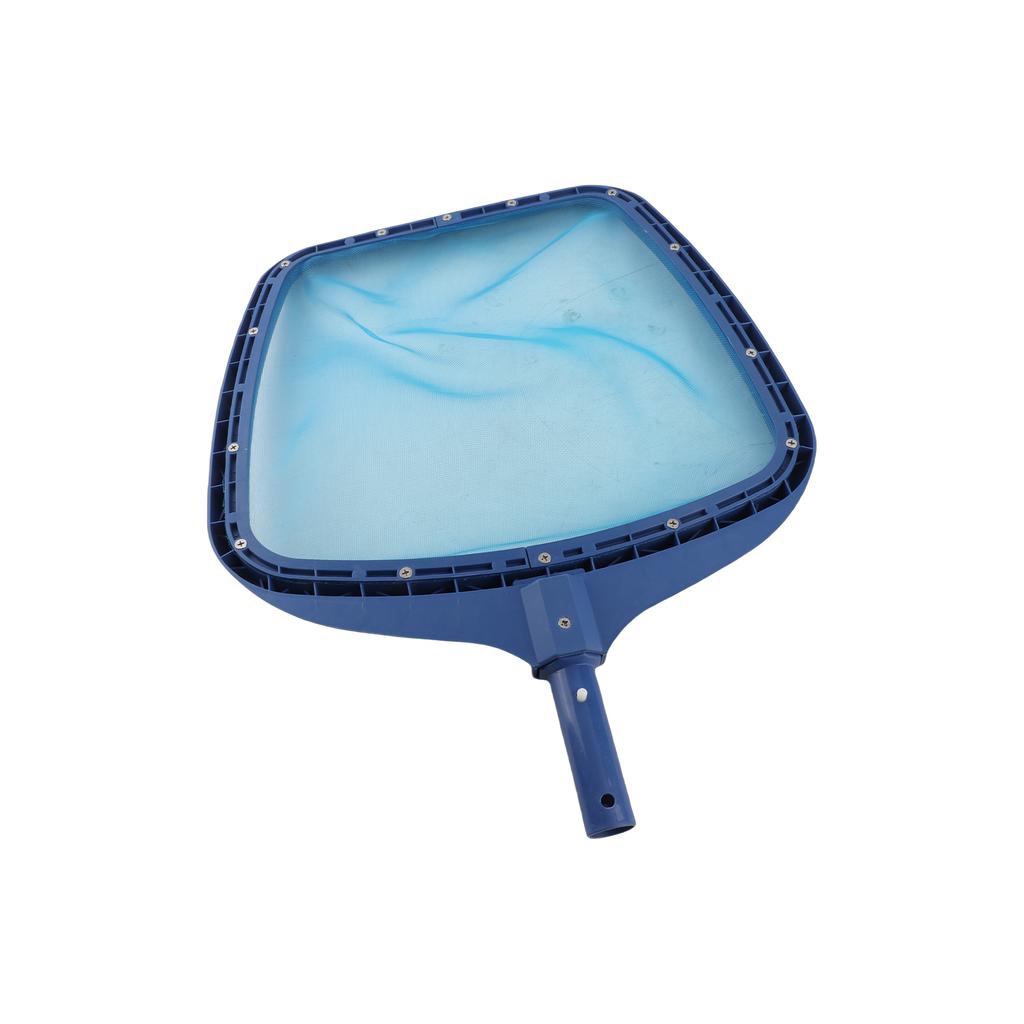 Robuster Pool-Skimmer-Netz Feines Netz Teleskopstange Schwimmbadzubehör Blau