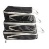 Travel Compression Storage & Organizer Bags: 3-Piece Set - Dustproof, Moistureproof, Portable, Large-Capacity for Clothes & Underwear