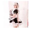 Anime Yosuga No Sora COSPLAY Kasugano Haruka COS Halloween Cosplay Lolita Maid Outfit dress+Apron+Sleeves+Headdress+Neckwear