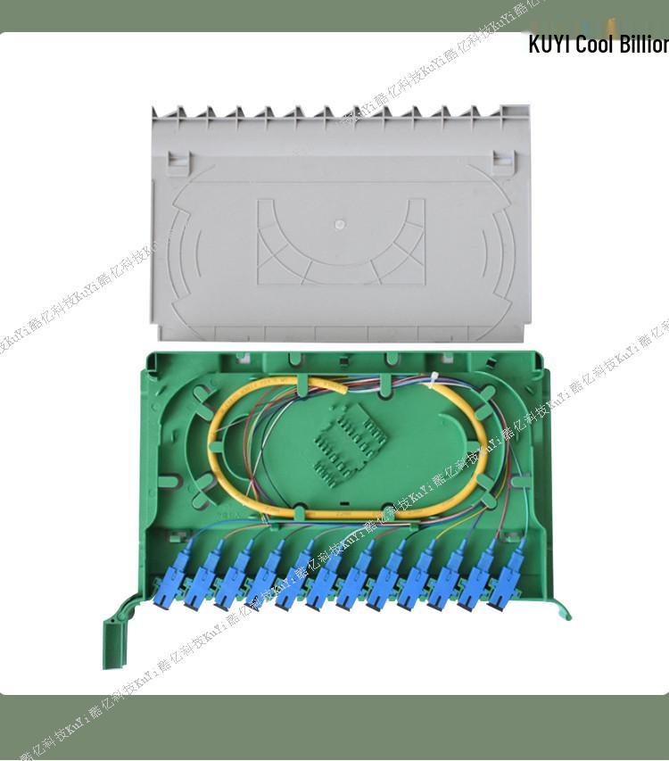 12-Core Integrated SC Ribbon Pigtail Fusion Splicing Tray Optical Distribution Box