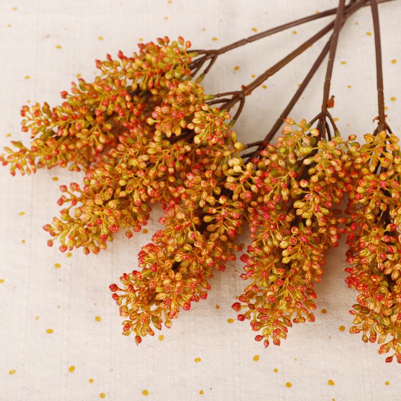 G-114 Vintage Multicolor Artificial Berry Stem, Floral Arrangement for Home Decor & Window Display