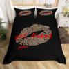 Brown Leopard Cheetah Printed Duvet Cover for Kids Teen Boys Girls Man Women Bedroom Decor Africa Wild Animal Theme Bedding Set