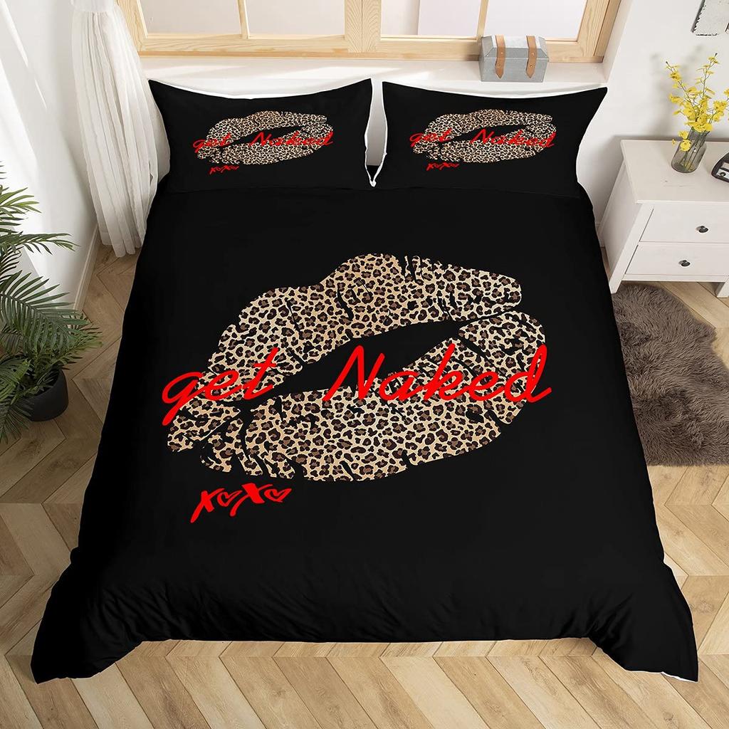 Brown Leopard Cheetah Printed Duvet Cover for Kids Teen Boys Girls Man Women Bedroom Decor Africa Wild Animal Theme Bedding Set