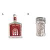 Firefighter Whiskey Decanter Fires Truck Shape Wine Bottle Hydrant Glass Bar