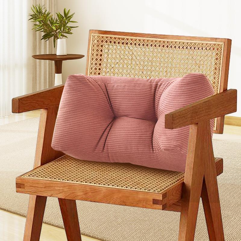 Vintage Style Thickened Multi-Functional Pillow - Hand Wash, Office Chair and Home Decor Polyester Back Cushion, Lumbar Support Nap Pillow