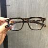 Korean Retro Glasses Frame Women Lovely Ins No Makeup Plain Glasses Men Eyewear Cute Decorative Computer Myopia Glasses