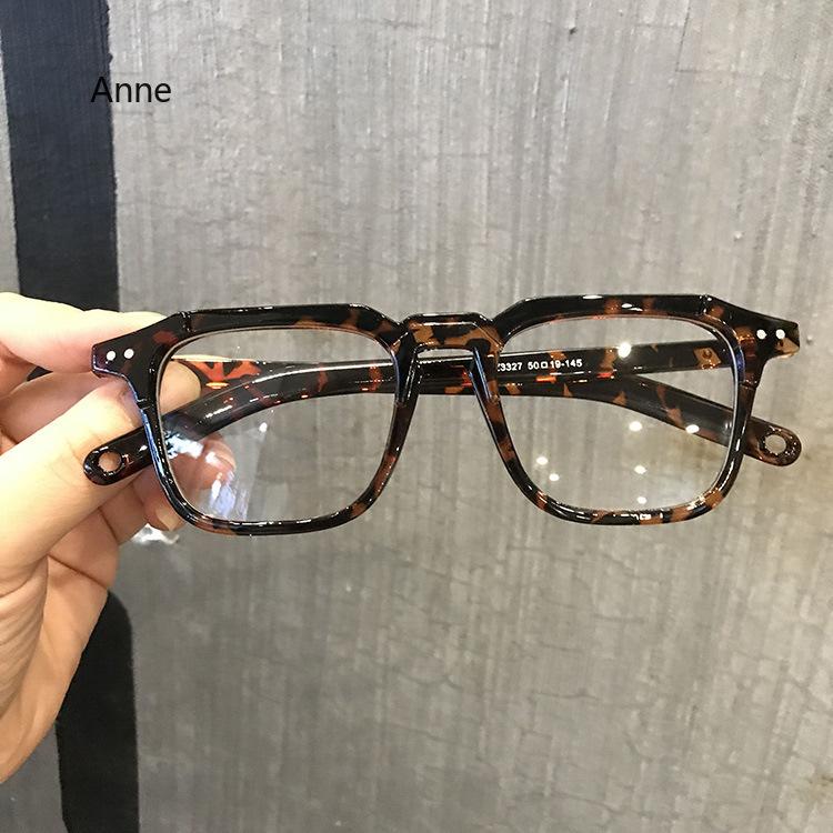 Korean Retro Glasses Frame Women Lovely Ins No Makeup Plain Glasses Men Eyewear Cute Decorative Computer Myopia Glasses