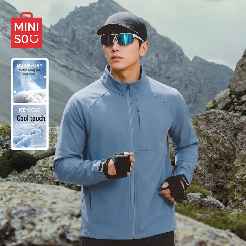 MINISO Men s Summer Sun Protection Stand Collar Jacket XL