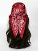 Damen 70*70cm Quadratisches Seidentuch/Tücher Luxuriöses Wickeltuch Haargummi Band Taschentuch Wickel Weiches Halstuch Hijab Kopftuch Damen Foulard