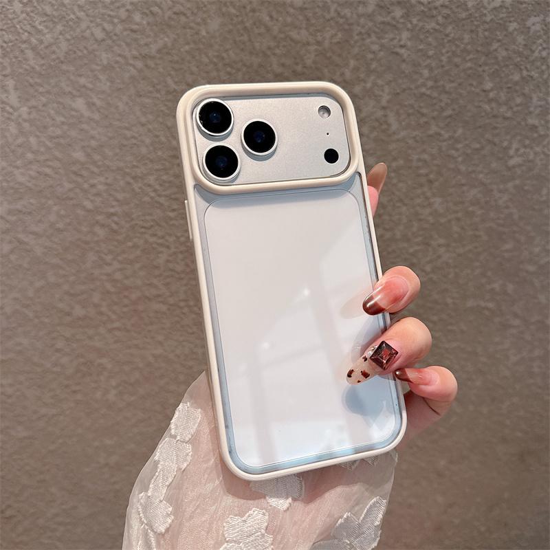 Dopamine Candy Color Transparent Acrylic Hard Phone Case Fo iPhone 17 Air 16 15 14 Plus 13 12 11 Pro Max Clear Shockproof Cover