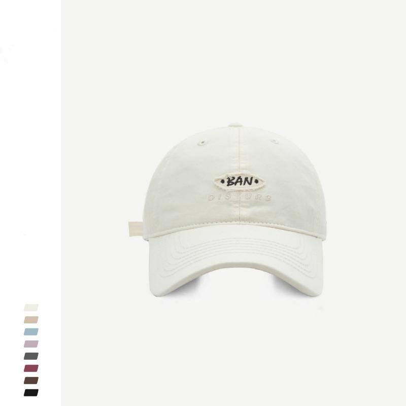 Simple Embroidered Baseball Cap Spring and Summer Casual Soft Top Cap Student Couple Versatile Sports Visor