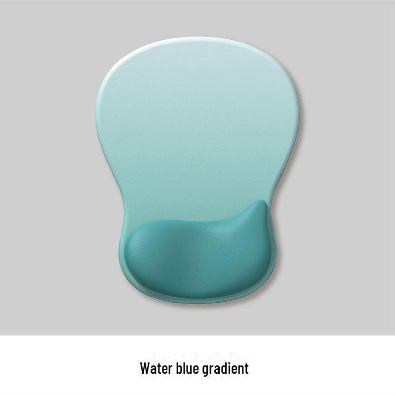 Ergonomisches Mauspad mit Handballenauflage aus Silikon mit Farbverlauf – rutschfestes, verdicktes Design