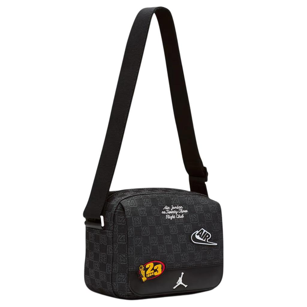 Jordan Polyurethane Crossbody Bags Unisex Black IQ3203-010