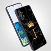 Crown Letter A Phone Case For Samsung Galaxy A17 A07 A55 A35 A25 A15 A05s A33 5G A31 A23 A21s A13 A41 A73 A53 A51 A71 A03s Cover