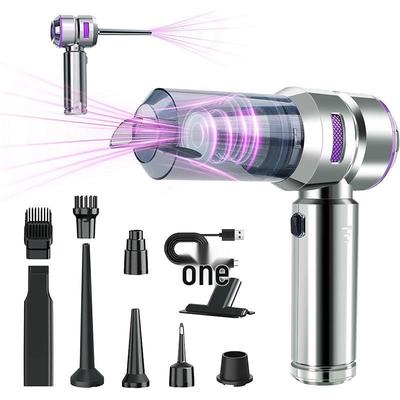 Portable Dual-Use Handheld Car Vacuum Cleaner with Powerful Suction and Inflatable Function for Home and Car