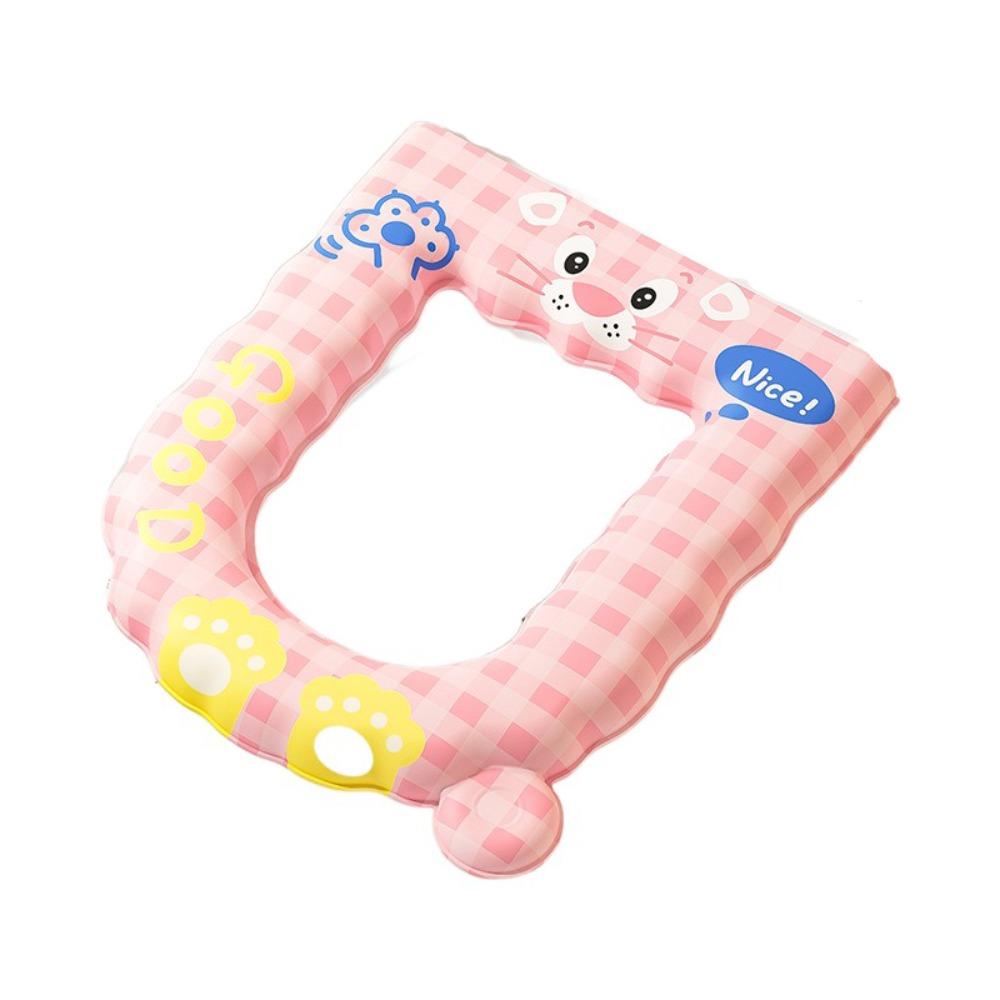 2PCS Cartoon Pattern EVA Toilet Pad Thicker Toilet Pad Toilet Accessories Closestool Mat Household