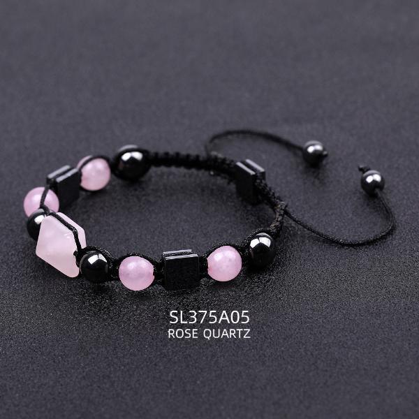 

Пирамида Квадратные Бусины Mix Match Плетеный Браслет Женский Тигровый Глаз Аметист Лазурит Браслет-Подвеска Кристалл Энергии Ювелирные Изделия YSL