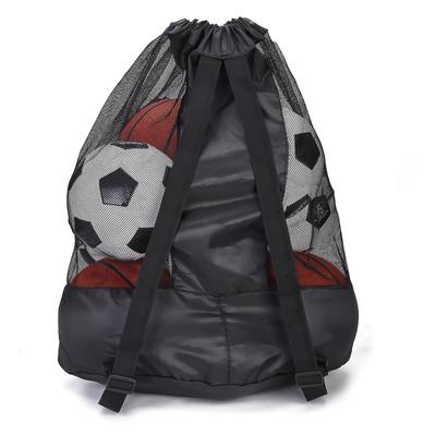 Soccer Bags For Treats Footbal Basketball Mesh Bag For Coaches Large Capacity