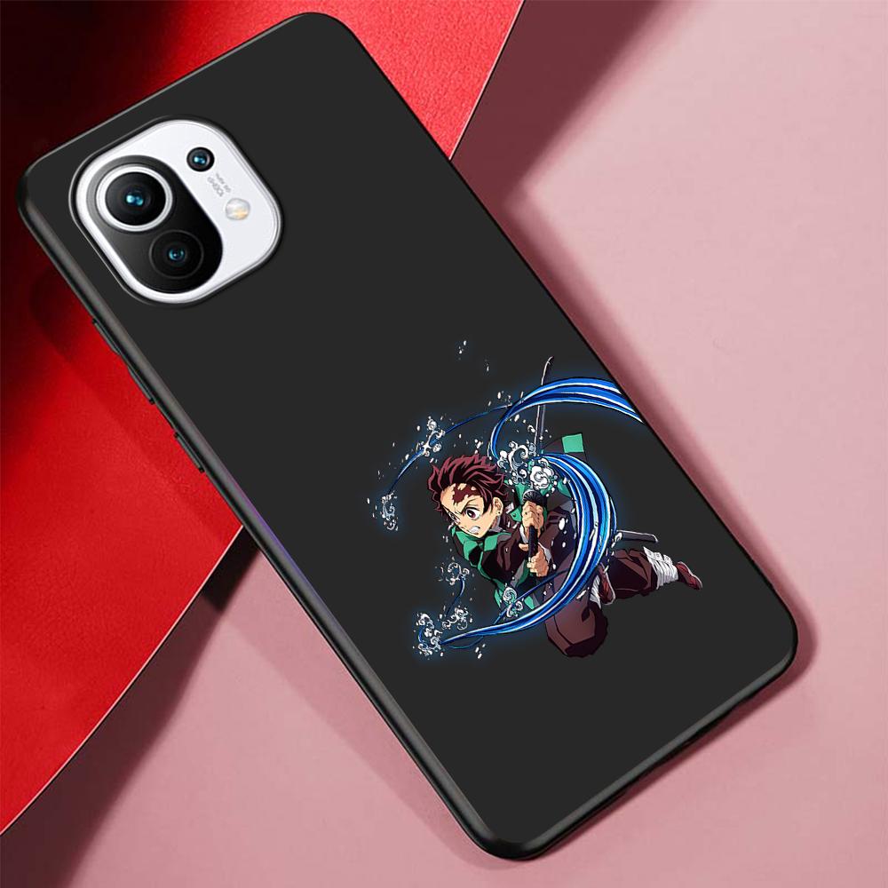 

Чехол Demon Slayer Anime для Xiaomi 12S Ultra 12 Pro Mi 11 Lite 12X 9T Note 10 10T 9 SE, чехол для телефона, силиконовый, черный, мягкий Xiaomi Mi 9T(9T Pro)