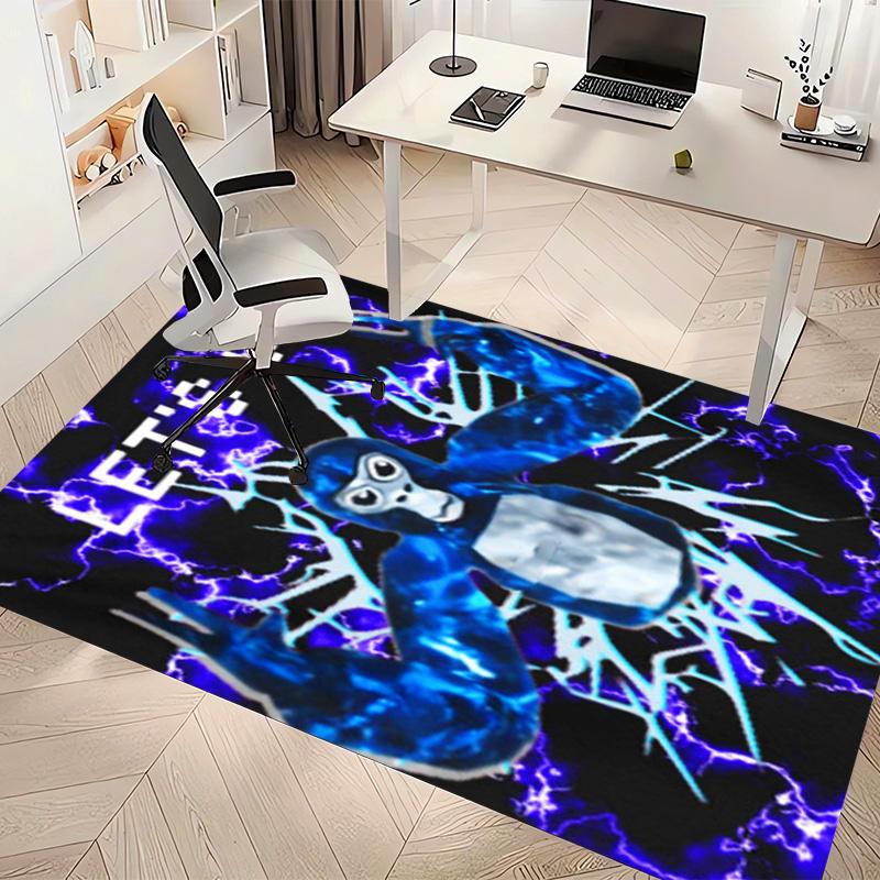 Gorilla Tag Printed Absorbent Washable Carpet, Non-Slip Bathroom Mats, Kitchen Rugs, Yoga Mat,Living Room Entrance, Camping Picnic Rugs