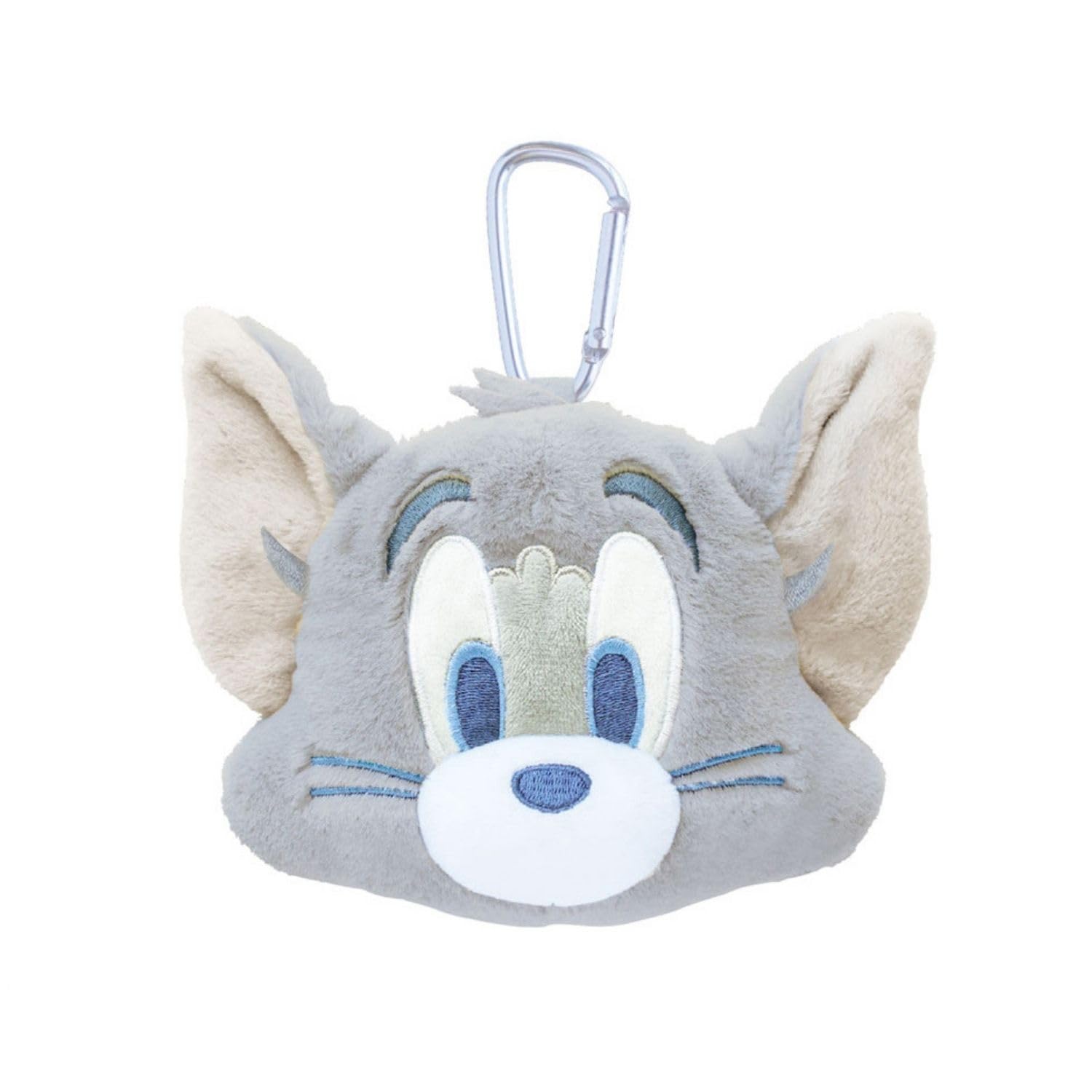 

Tees Factory Tom and Jerry Plush Toy with Carabiner, Zipper Mascot, Dusty ColorTom, Approx. H136xW174xD65mm (TJ-5546995DT)