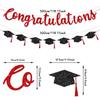 New Graduation Season Banner Diploma Cap Letter Hanging Garland Background Decor Party Supplies