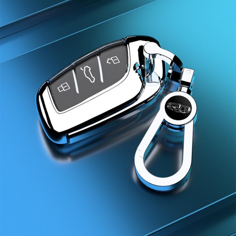 Roewe RX5 Plus/Max Key Case: Full Coverage Shell with Decorative Buckle for 2022 Model