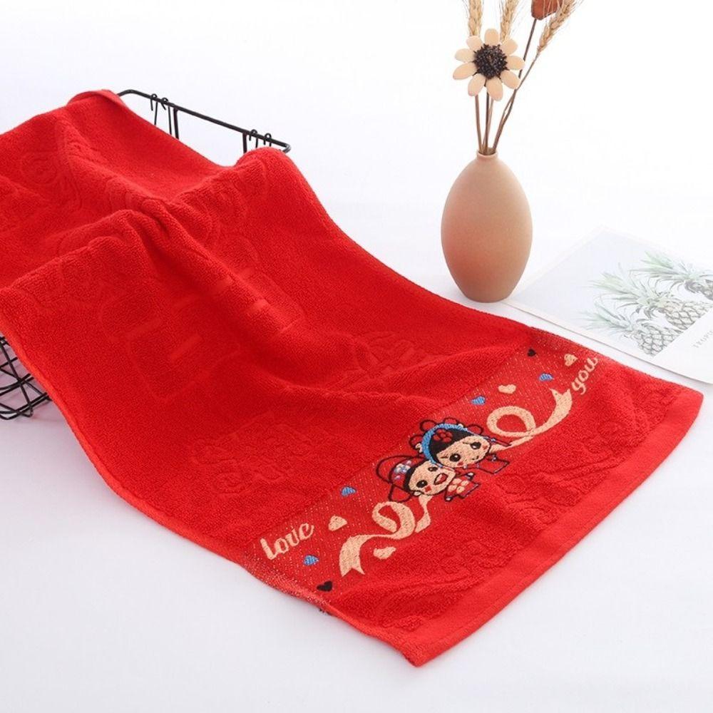 

Cotton Couple Face Towel 35x75cm Hand Towel Beach Towel Sports Towel Household Style 2
