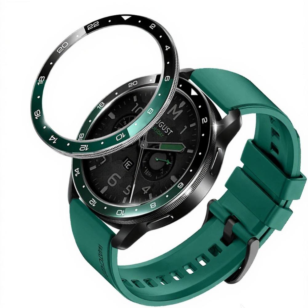 Metallringar för Xiaomi Watch S4/S3 Klocka Rostfritt Stål Skyddsring Klockskyddsring