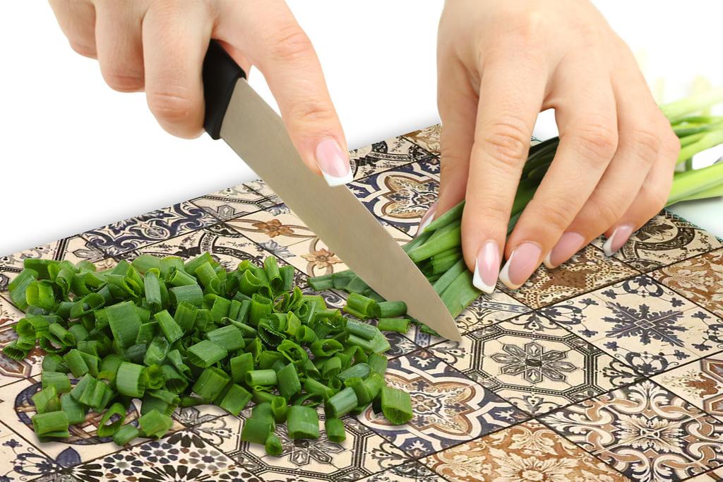 GLASS PROTECTIVE PLATE FOR STOVE 90X52 MOSAIC