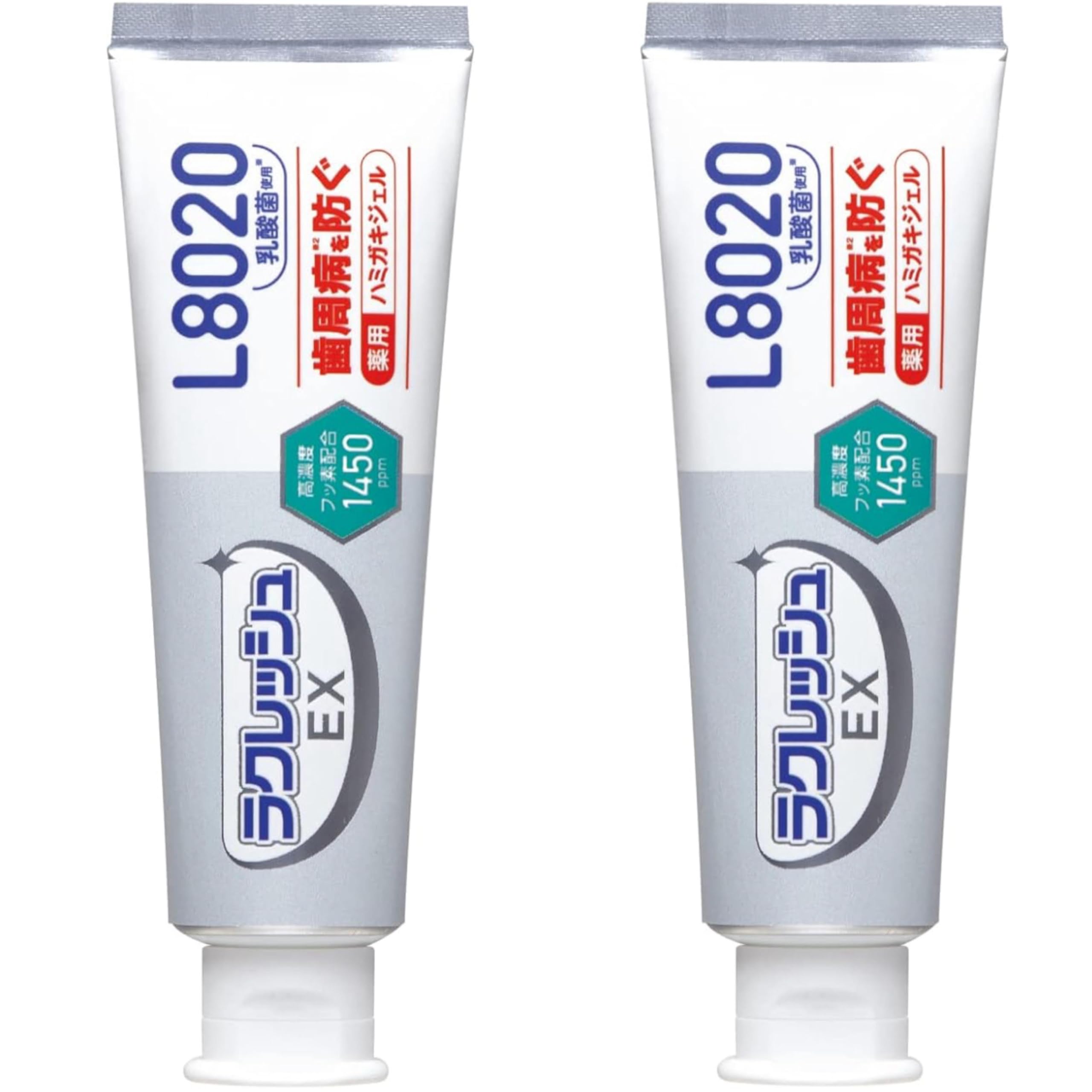 

[2 pieces] Lacresh EX Medicated Toothpaste Gel L8020 High Concentration Fluoride 80g x 2 pieces
