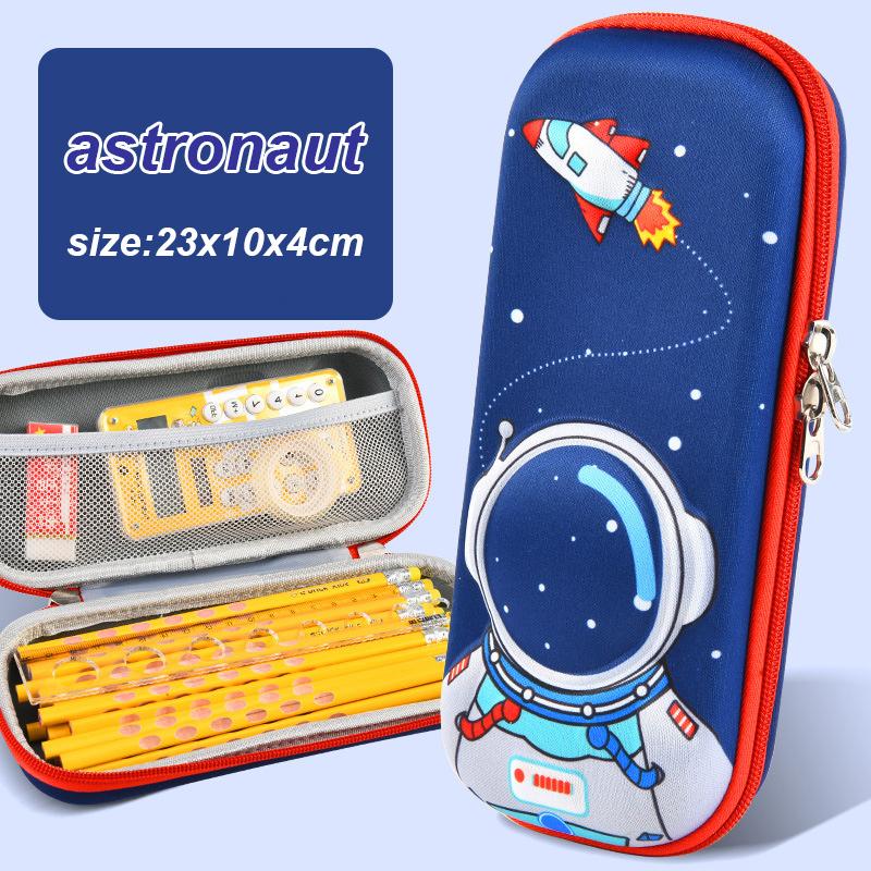 Trousse à crayons 3D Kawaii en EVA, grande capacité, étanche, légère, pour fournitures scolaires et de papeterie