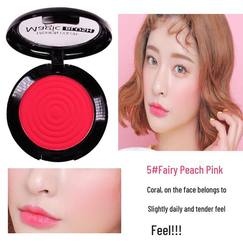 Ashareya Ethereal Fairy Blush & Highlighter Palette with Mirror and Brush