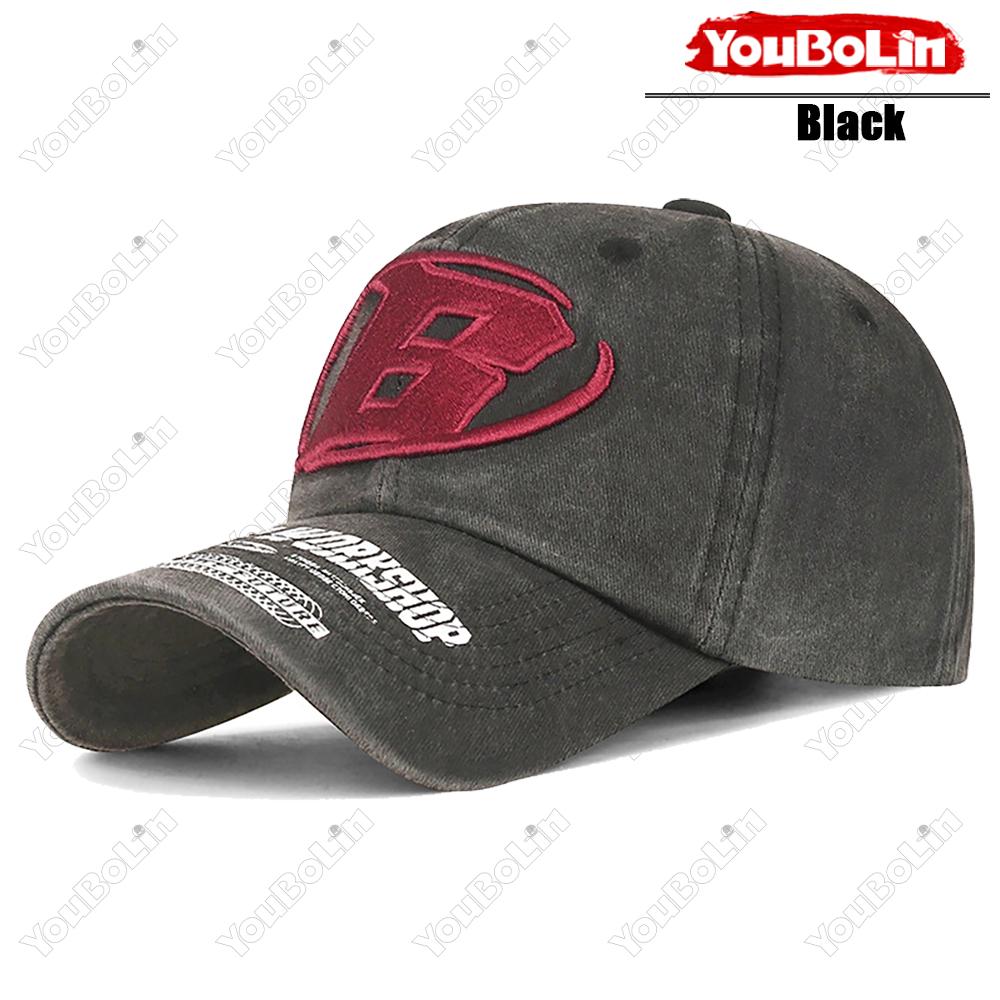 Vintage distressed gewaschene weiche Baseballkappe, Sommer-Sonnenhut für Herren Damen, UV-Schutz lässiger Truckerhut gray