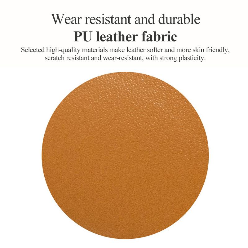 PU Leather Handmade Pencil Case Pen Cover Holder Stationery Creative Zipper Pencil Storage Bag Protective Cover School Supplies