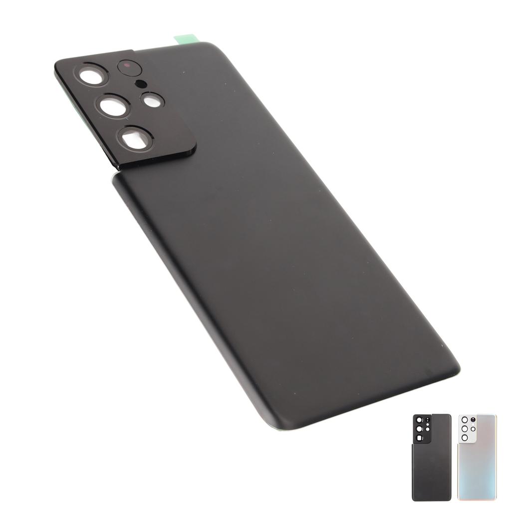 Phone Rear Housing Door Professional Installation Pre Cut Tape Replacement Back Glass Pre Installed Cam Frame for S21 Ultra 5G