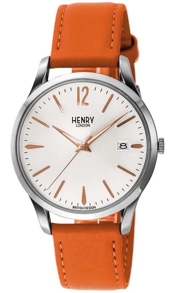 Watch CANONBURY Japan Limited White Dial Stainless Steel Windshield Quartz 39MM London London Watch Navy [Henry London] HL39-S-0413 [Item]