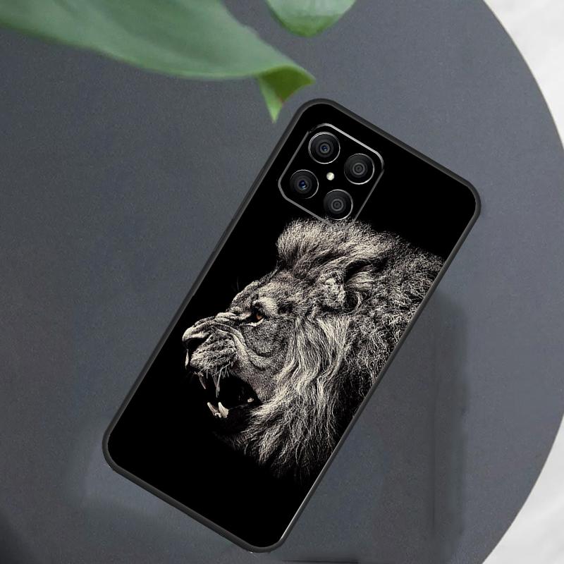Lion Animal For Honor Magic 5 6 7 8 Pro Case For Honor 400 200 50 70 Lite X8c X8b X9a X9b X9c X9d Win RT