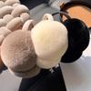 Women's Cute Plush Rabbit Fur Earmuffs: Warm, Windproof, and Retractable Ear Covers for Winter Cycling