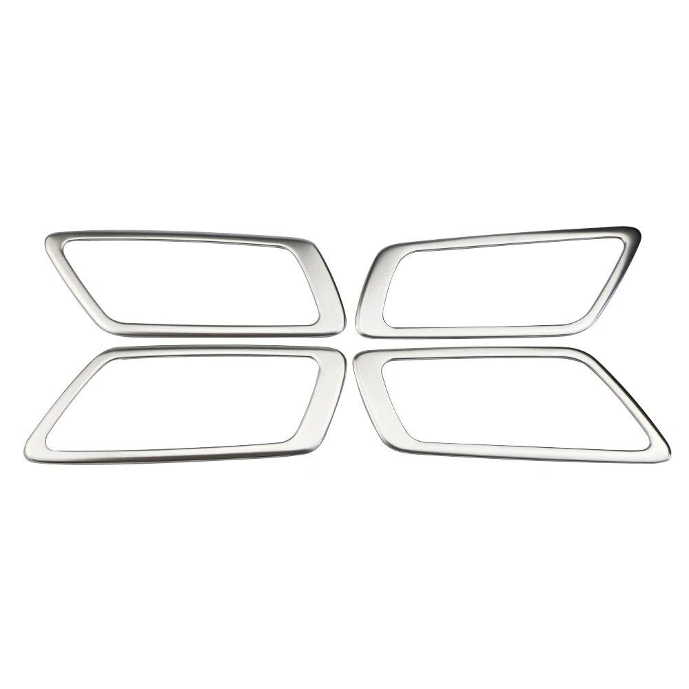 Stainless Steel 4 Pcs Car Interior Door Handle Trim Car Inner Door Bowl Sticker for Toyota C-HR CHR 2016 - 2018 Auto Accessories