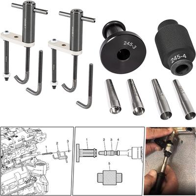 6706 Fuel Injector Rail Assembly Remover EN-49248 & GM245 Fuel Injector Seals Tools Fit for GM Engines Direct Injection
