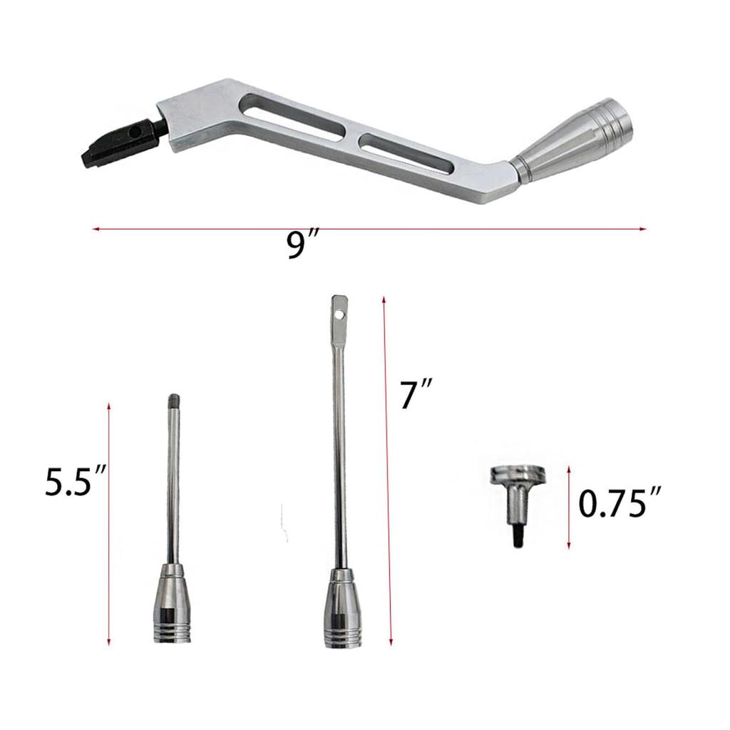Polished Billet Aluminum Column Shifter Lever,Turn Signal, Lever Hazard Boots & Tilt Kit For 1967-1994 GM Columns Chevrolet Buick Oldsmobile Pontiac