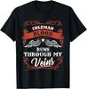 COLEMAN Blood Runs Through My Veins Shirt Youth Kid 1kl2