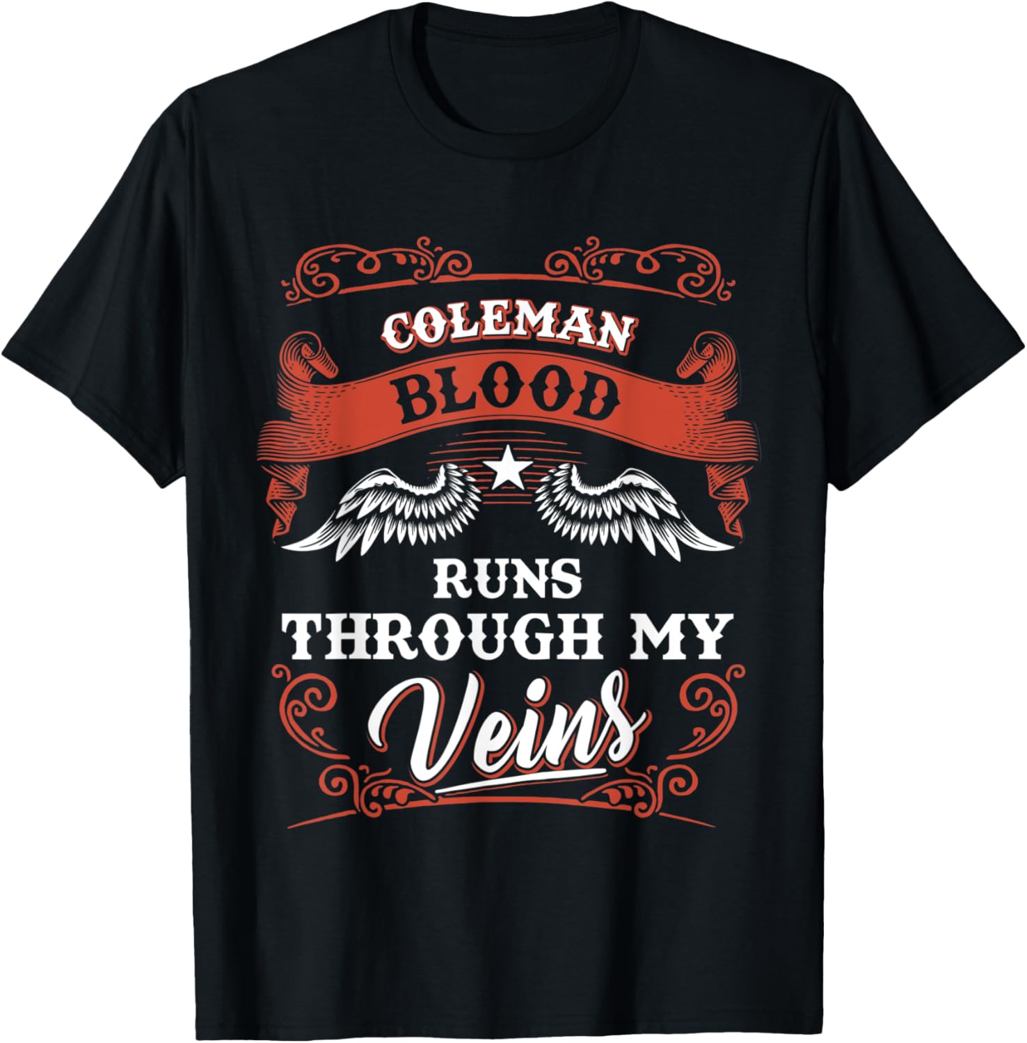 COLEMAN blood runs through my veins shirt youth kid 1kl2 S разноцветный