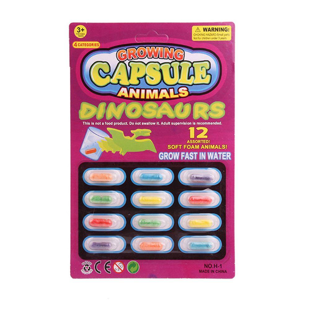Magic Toys Bath Toy Cartoon Magic Grow Capsule Growing In Water Expansion Capsule Dinosaur Toys