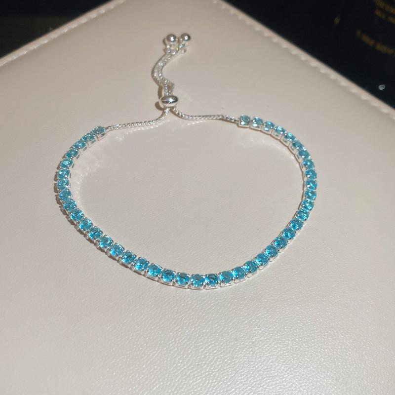 Zircon Round Minimalist Fashion Bracelet For Women Gift Wefare